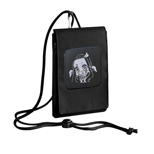 Phone Pouch Nezuko Kamado Neck XL Size Embroidery