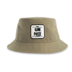 One Piece Bucket Hat Embroidered Patch