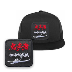 Onimusha Embroidered Hat Classic Trucker Mesh Black Cap