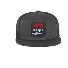 Onimusha Embroidered Hat Classic Trucker Mesh Grey Cap