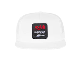 Onimusha Embroidered Hat Classic Trucker Mesh White Cap