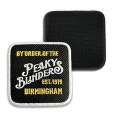 Peaky Blinders Embroidered Hook & Loop Removable Patch