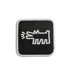 Barking Dog Embroidered Hook & Loop Removable Patch for Forge Bros Caps