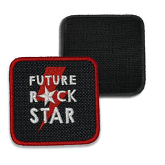 Rock Star Embroidered Hook & Loop Removable Patch for Forge Bros Caps