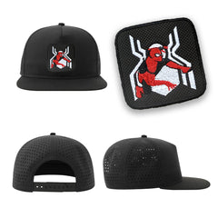 Spiderman Streetwear Hat with Flat Visor Embroidered Patch