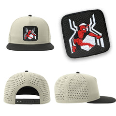 Spiderman Streetwear Hat with Flat Visor Embroidered Patch
