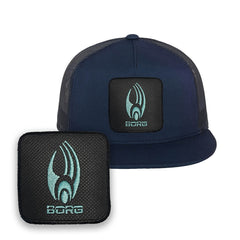 Borg Symbol Embroidered Baseball Cap Star Trek Adjustable Blue Navy Hat