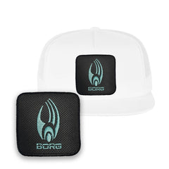 Borg Symbol Embroidered Baseball Cap Star Trek Adjustable White Hat