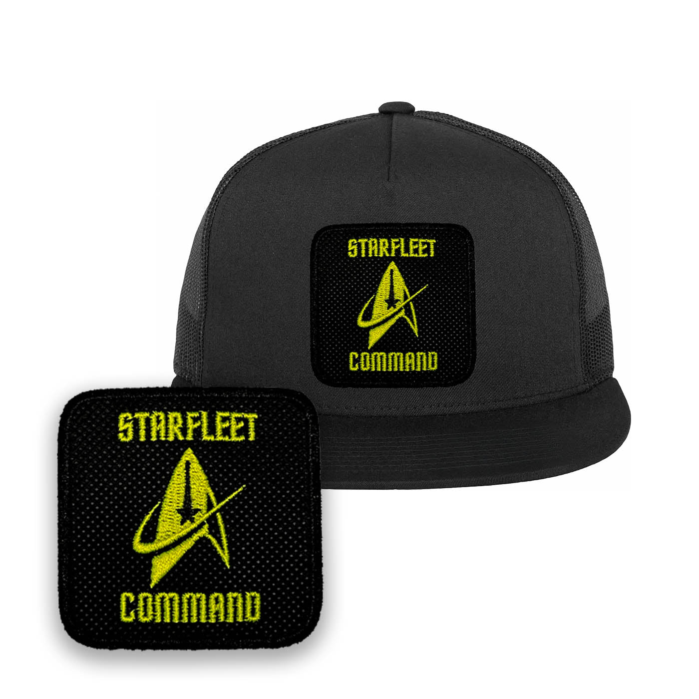 Starfleet Command Baseball Black Cap | Adjustable Star Trek Hat