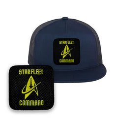 Starfleet Command Baseball Blue Navy Cap | Adjustable Star Trek Hat