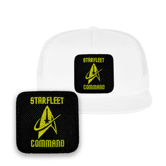 Starfleet Command Baseball White Cap | Adjustable Star Trek Hat