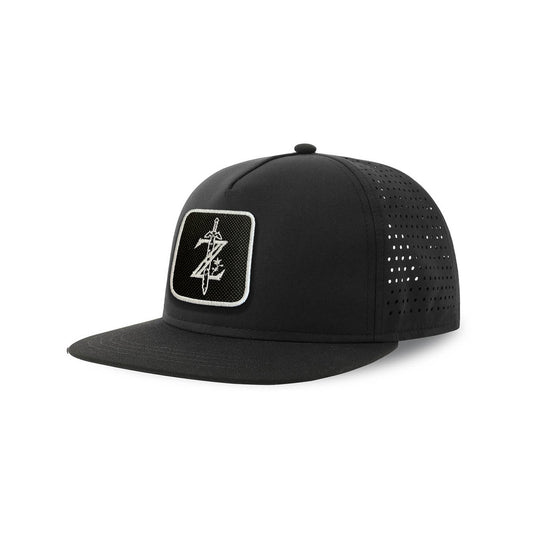 Zelda Streetwear Black Hat with Flat Visor