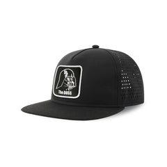 Darth Vader Streetwear Black Hat with Flat Visor Embroidered Patch