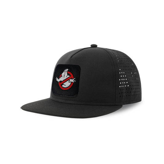 Ghostbusters Streetwear Black Hat with Flat Visor Embroidered Patch
