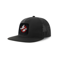 Ghostbusters Streetwear Black Hat with Flat Visor Embroidered Patch