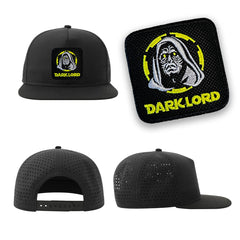 Dark Lord Palpatine Streetwear Black Hat with Flat Visor Embroidered Patch