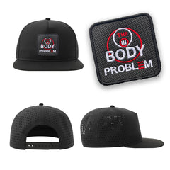 3 Body Problem Streetwear Black Hat with Flat Visor Embroidered Patch