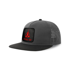 Klingons Streetwear Grey Hat with Flat Visor Embroidered Patch