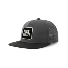 Slow Horses Streetwear Grey Hat with Flat Visor Embroidered Patch