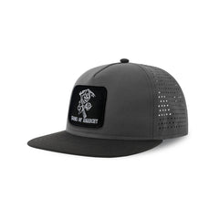 SAMCRO Streetwear Grey Hat with Flat Visor Embroidered Patch
