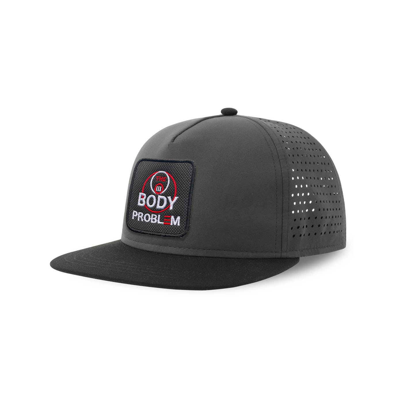 3 Body Problem Streetwear Grey Hat with Flat Visor Embroidered Patch