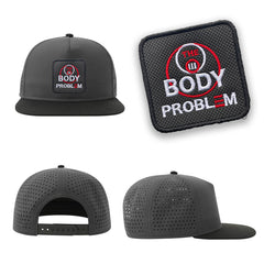 3 Body Problem Streetwear Grey Hat with Flat Visor Embroidered Patch