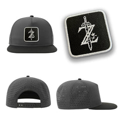 Zelda Streetwear Grey Hat with Flat Visor