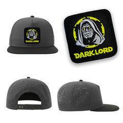 Dark Lord Palpatine Streetwear Grey Hat with Flat Visor Embroidered Patch