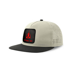 Klingons Streetwear Light Grey Hat with Flat Visor Embroidered Patch