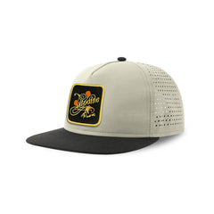 Tatooine Streetwear Light Grey Hat with Flat Visor Embroidered Patch