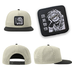 Hawks Keigo Takami Streetwear Light Grey Hat with Flat Visor Embroidered Patch