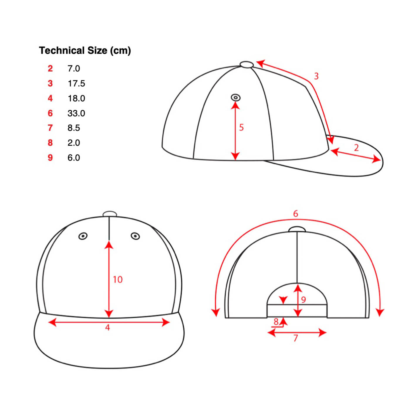 Dark Lord Palpatine Streetwear Hat with Flat Visor Embroidered Patch