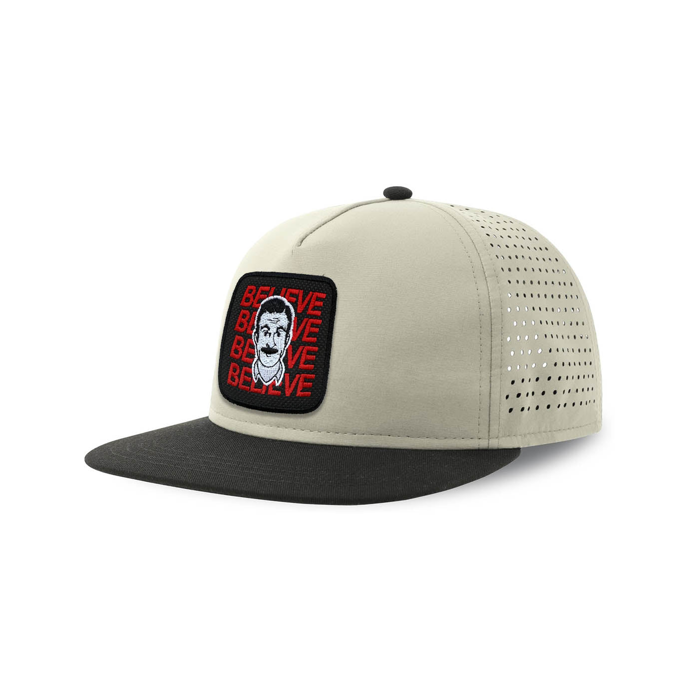 Ted Lasso Believe Streetwear Hat with Flat Visor Embroidered Patch