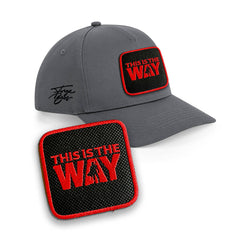 This is The Way Cap Embroidered Patch Mando Hat Black, White, Grey