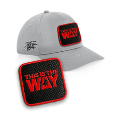 This is The Way Cap Embroidered Patch Mando Hat Black, White, Grey