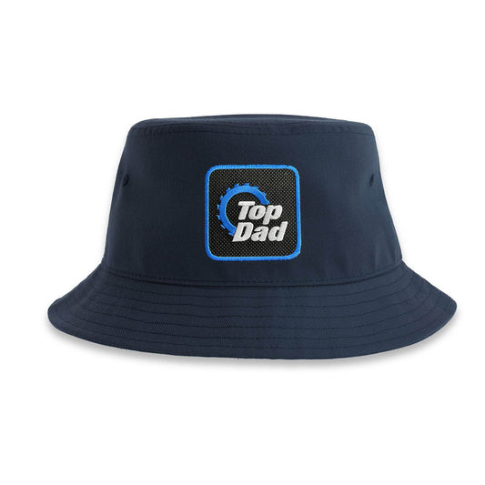 Top Dad Bucket Hat Embroidered Patch