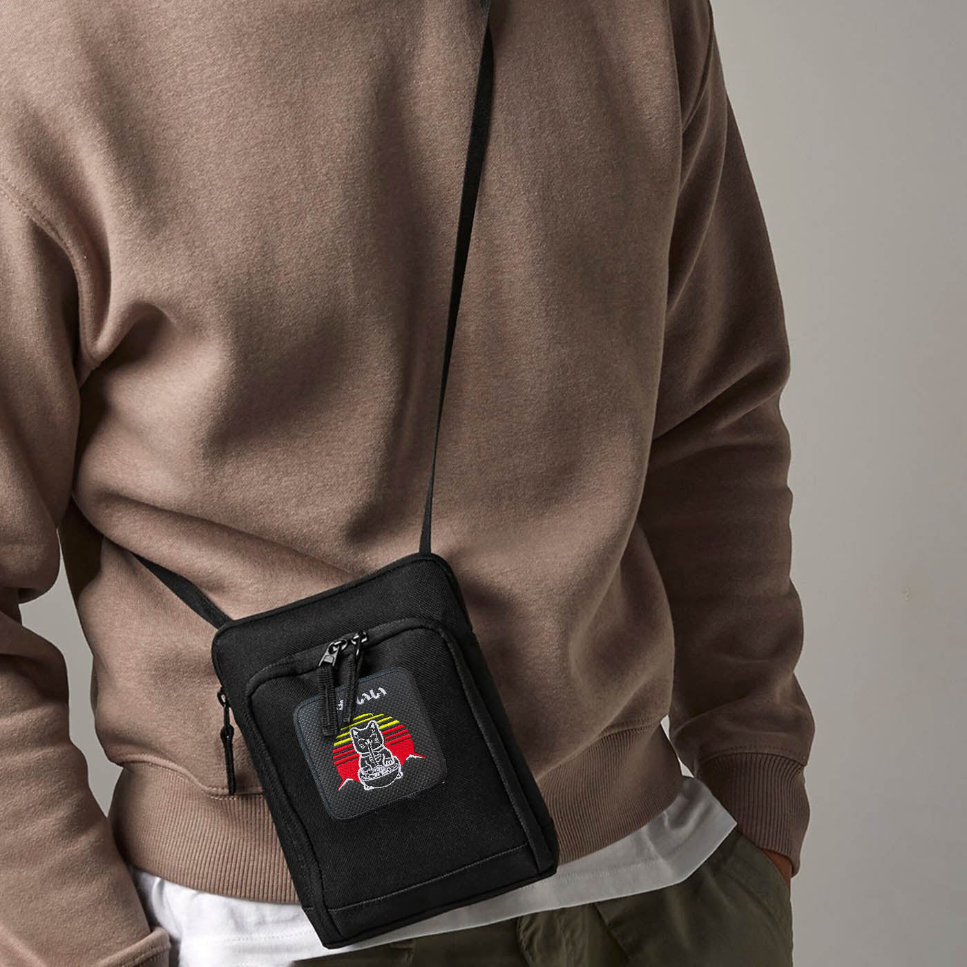 Cat Ramen Kawaii Neko Travel Wallet Bag