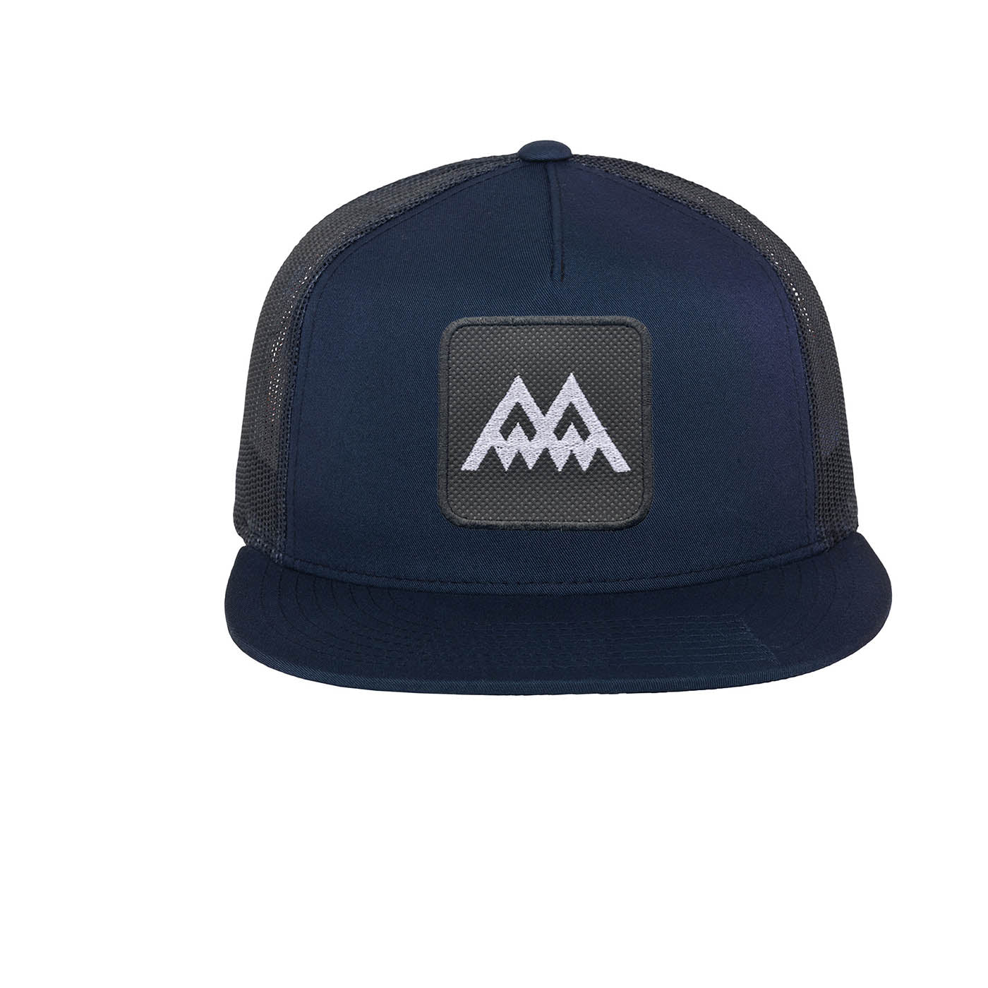 Twin Peaks Embroidered Hat Trucker Mesh Black Blue David Lynch