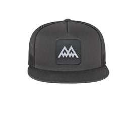 Twin Peaks Embroidered Hat Trucker Mesh Black Grey David Lynch