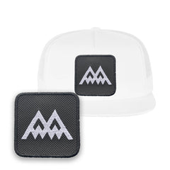 Twin Peaks Embroidered Hat Trucker Mesh Black White David Lynch