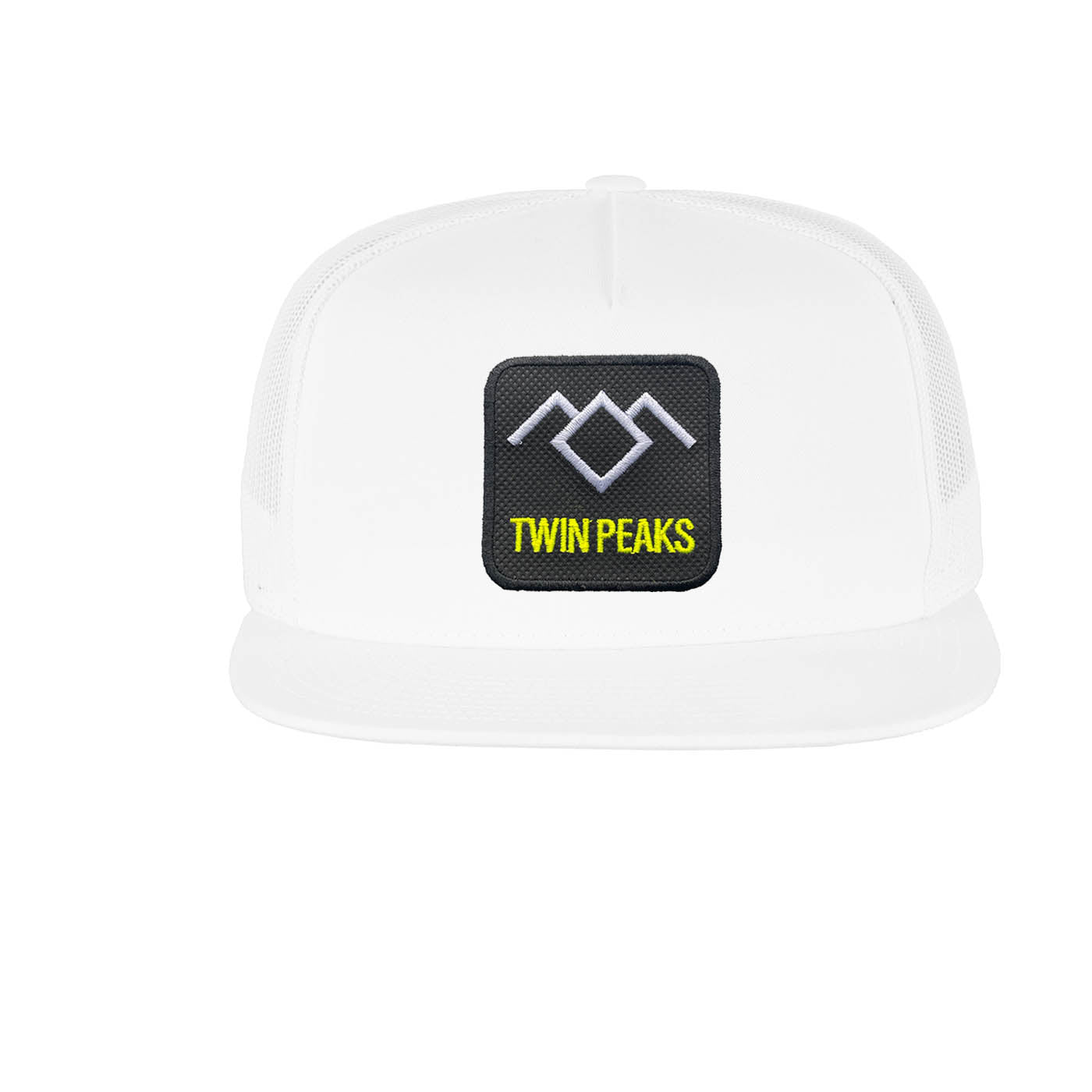 David Lynch Hat Embroidered Trucker Mesh Black White Twin Peaks