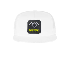 David Lynch Hat Embroidered Trucker Mesh Black White Twin Peaks