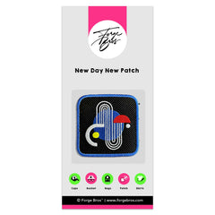 Bauhaus patch Embroidered Hook & Loop Removable Patch for Forge Bros Caps