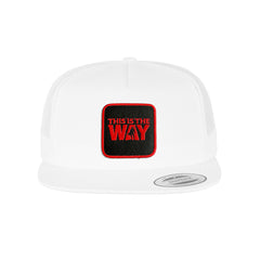 Mando Trucker Hat Embroidered Patch Snapback Trucker Cap Black, White, Grey