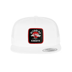 Miyagi Do Trucker Hat Embroidered Patch Snapback Trucker Cap Black, White, Grey