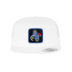 Bauhause Hat Embroidered Patch Arty Snapback Trucker Hat Black, White, Grey