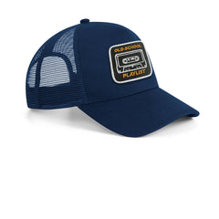 Old school Cap Embroidered Patch Nostalgia Snapback Trucker Hat Black, White, Grey