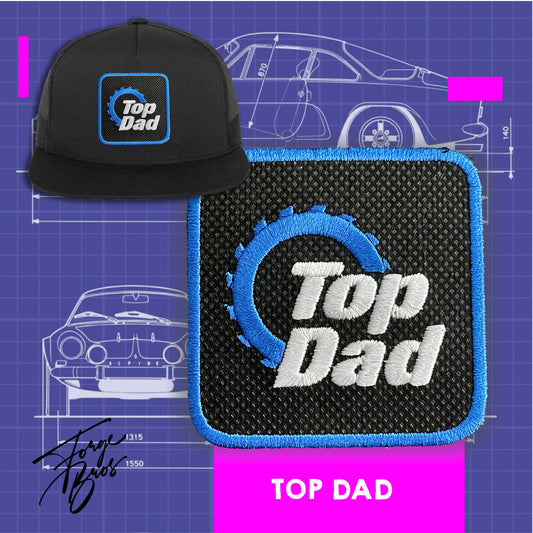 Top Dad Cap Embroidered Patch Birthday Hat Black