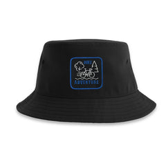 Bike Adventure Bucket Hat Embroidered Patch