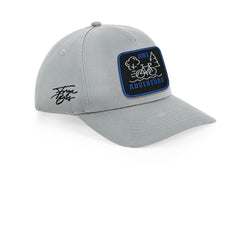 Bike Adventure Embroidered Patch Baseball Cap Urbanwear 5 Pannel Snapback